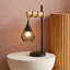 Lampe de fantaisie en métal Saryia