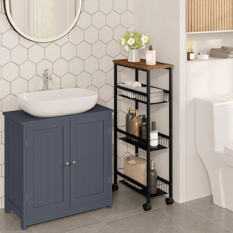 Ahkari Metal Bar Cart