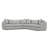 Jules Fabric 3 Pc Sectional-121467496