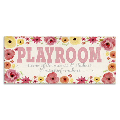 Bucktown Playroom Home of Mischief Makers Canvas Art
