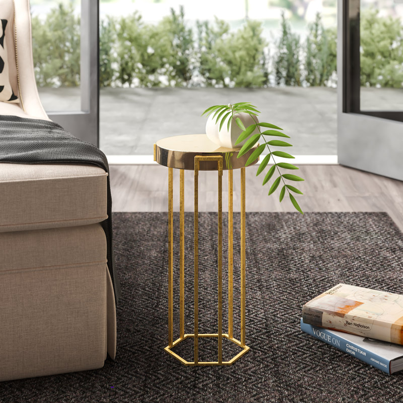 Prism Glass End Table