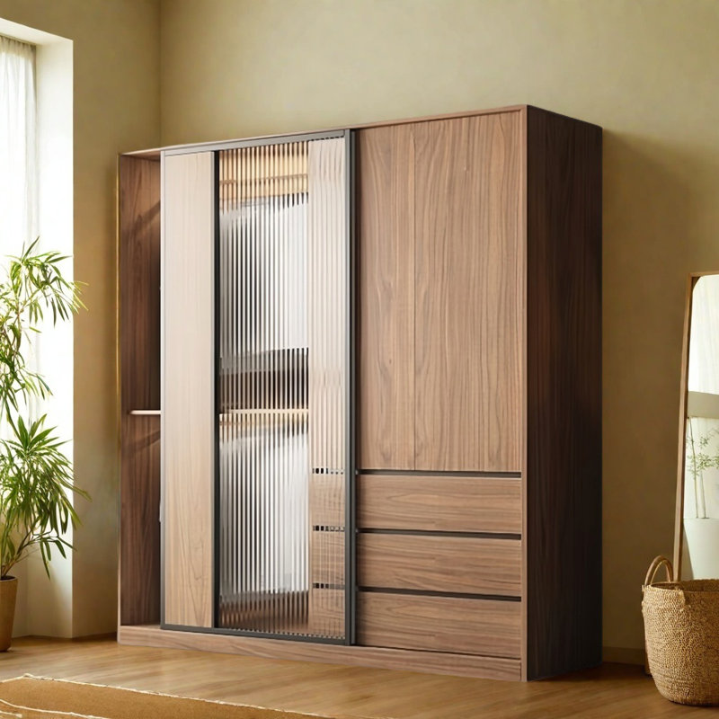 Armoire moderne, simple, pratique, élégante et élégante, H 83 po x l 71 po x P 24 po