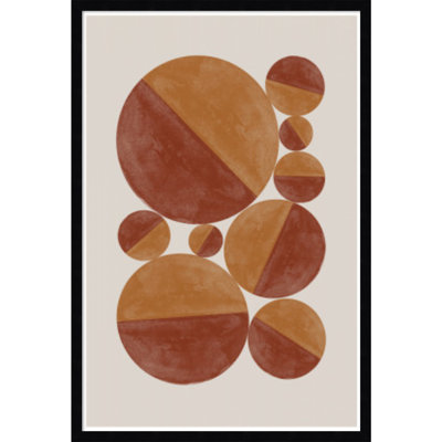 Paley "Burnt Orange Bols" Print