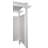 7.4ft H x 5.1ft W x 3.9ft L (1 Enclosure) Zippity Hampton Outside Shower Enclosure Kit with Door, White Vinyl Outdoor Shower Kit for Pool Shower, Outdoor Changing Room, Beach Shower, ZP19009-30752579
