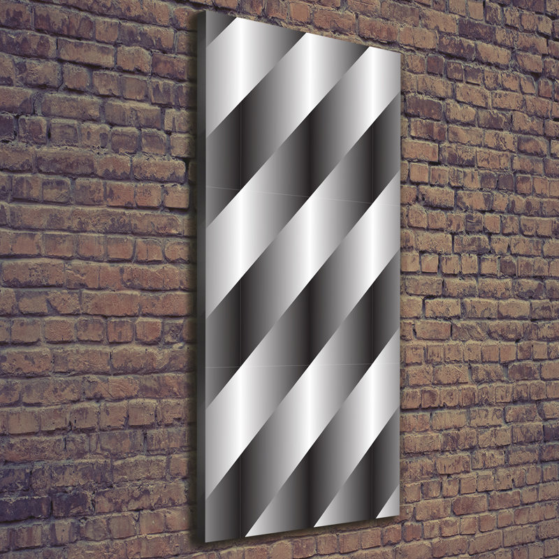 Abstraction Stripes - Wrapped Canvas Print