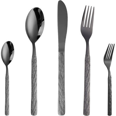 Ivy Bronx Himat Stainless Steel Flatware Set - Service for 8