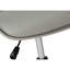 Fauteuil ergonomique - gris, dossier très large, siège pivotant contemporain, bureau juvénile, hauteur réglable