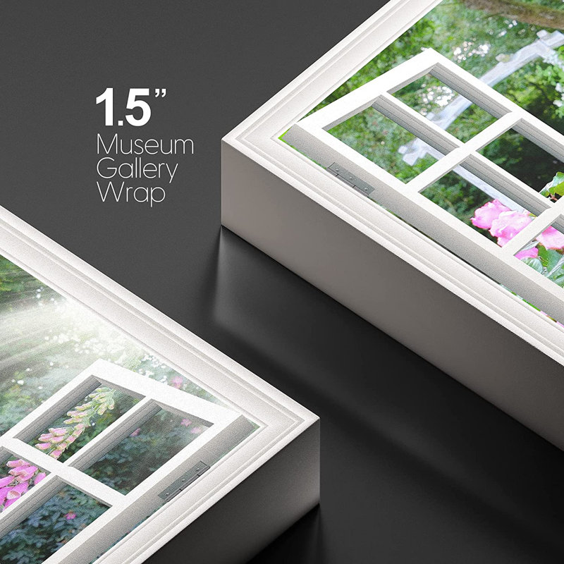 Window Scenery " Sunshine On The Wild Flowers "