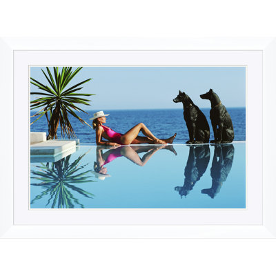 Pantz Pool, Slim Aarons, September 1985 Print by Slim Aarons