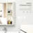 24.75" X 25.5" Bathroom Medicine Cabinet With Mirror, Storage Shelf, Over Toilet Bathroom Cabinet Wall Mounted For Living Room And Laundry Room, White-465485637
