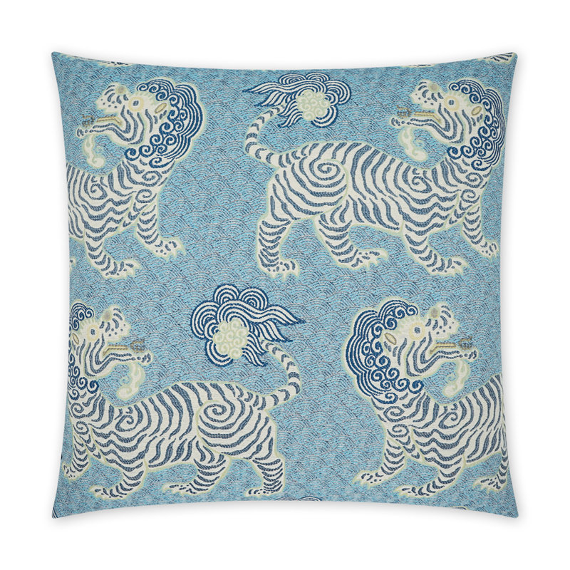 Kathmandu No Decorative Addition Throw Pillow, Porcelain, Square 36"