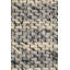 Frills Wool Striped Area Rug in Blue/Gray