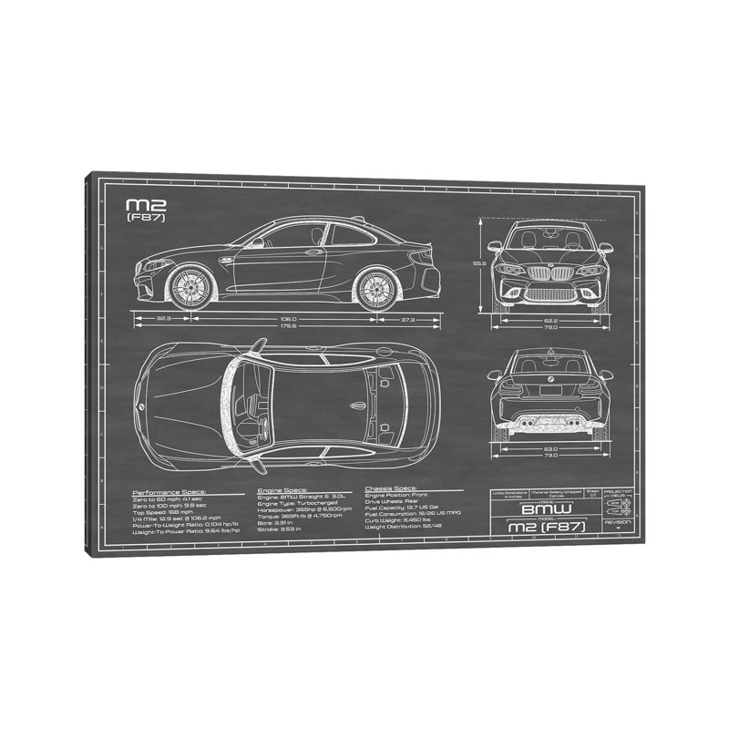 Impression sur toile tendue, "Black" par Action Blueprints, H 18 po x l 26 po x P 1,5 po