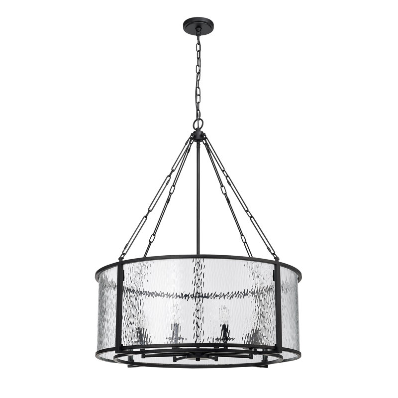 Luminaire suspendu tambour 8 lumières