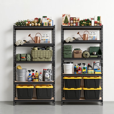 92 cm W Steel Shelving Unit