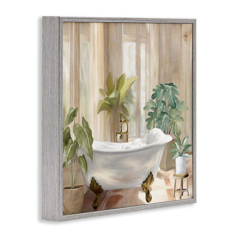 Estampe numérique pour salle de bain Serenity, design par Kim Allen, H 17 po x l 17 po, Estampe numérique Farmhouse