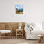 Cadre flottant Grazing Bison Desert Abstraction, design par David Owens-399631058-399631062