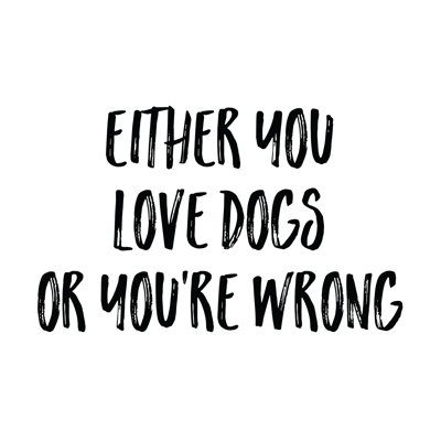 Love Dogs - Wrapped Canvas Print