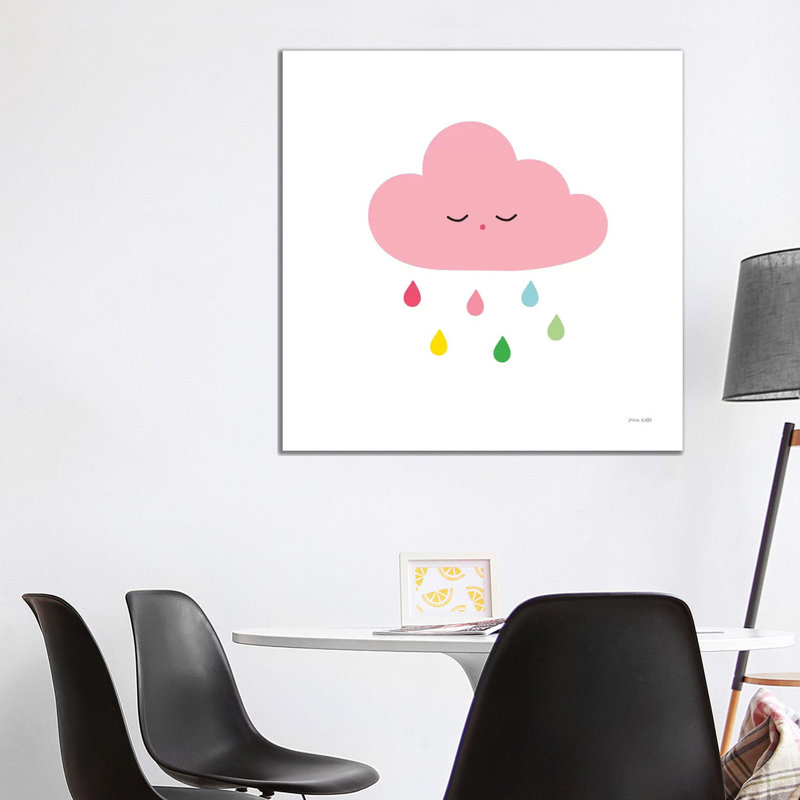 Sleepy Cloud Li - Wrapped Canvas Print, 93.98 cm H x 93.98 cm W x 1.91 cm D