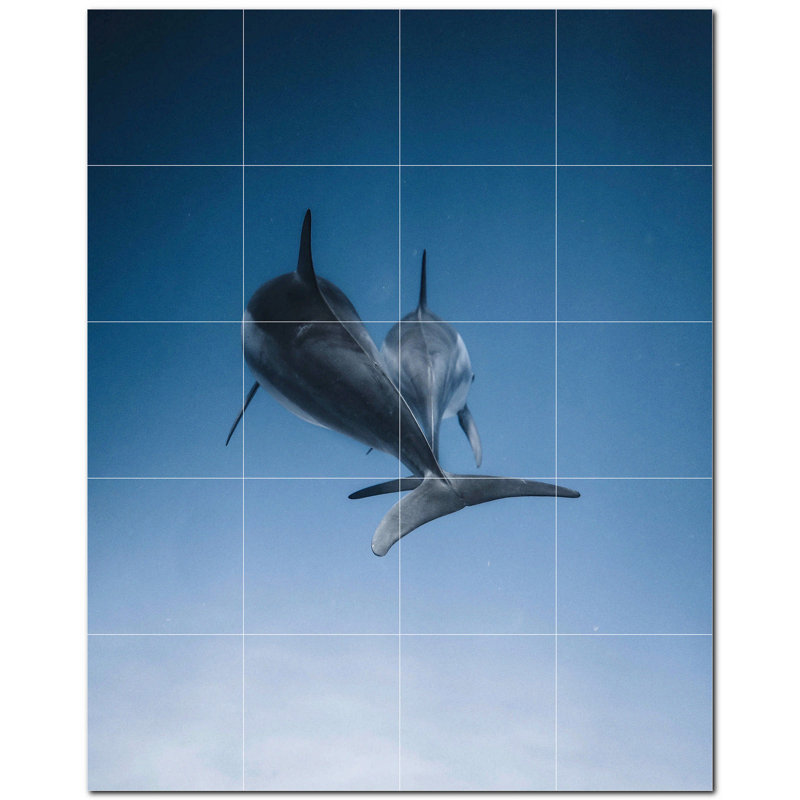 4.25'' x 4.25'' Satin Ceramic Decorative Mural