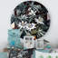 Fleurs rétro I - art mural traditionnel en métal-57924353