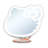 Nakyiah Hello Kitty Makeup Mirror with Stand, Adjustable Brightness Daylight LED Lighted Compact Mirror-604443501