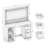Takota 47.2" Wide Makeup Vanity Desk With Mirror, 4 Drawers and 2 Storage Niches