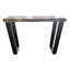 Pattes de console en U en acier brut non fini (ensemble de 2) - Base de table industrielle Diy