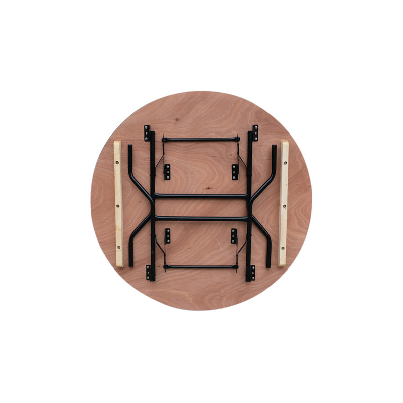 Round Metal Base Dining Table, H76 x L152 x W152cm