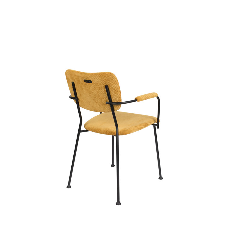 Benson Upholstered Arm Chair, Amber