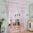 Kbndieu Flower Window Screens Door Balcony Curtain Panel Sheer