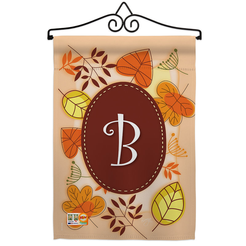 Double Sided 18.5'' H x 13'' W Polyester Flag Set, B