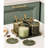 Acrylic Condiment Spice Jars,Condiment Spice Box With Lids And Spoons And Tray,Plastic Condiment Canisters,Seasoning Box 4 Pack,Seasoning Box Set For Kitchen To Storage Salt,Paprika,Sugar