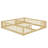 Double Twin Floor Bed With Fence And Guardrails-1144739493