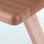 Table pliante Ellis avec bois au fini naturel, H 29,46 po x L 23,72 po x P 23,84 po