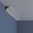 2 1/4"H x 2 1/4"P x 3 1/8"F x 94 1/2"L Medea Crown Moulding