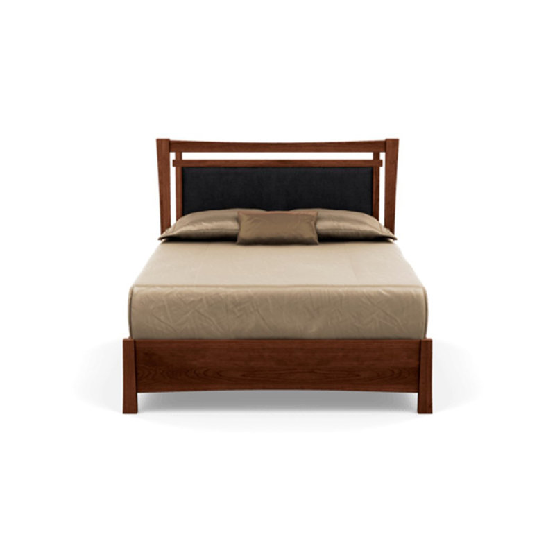 Monterey Solid Wood Storage Bed, Queen, Onyx, Cognac Cherry
