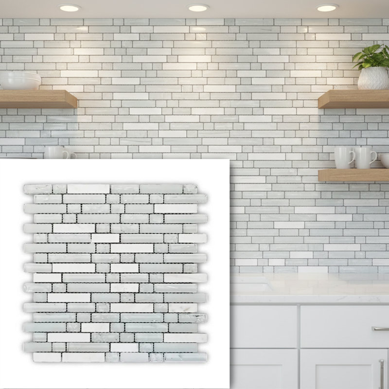 Bristol Marble Linear Mosaic Wall Tile