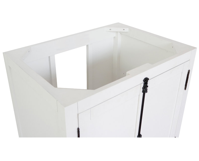 Base de meuble-lavabo simple 30 po Noblitt, Glacier cendré