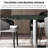 Modern simple light luxury marble dining table-102527751