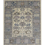 Transitional One-of-a-Kind Rectangle 12'2" X 14'9" Hand Knotted Area Rug