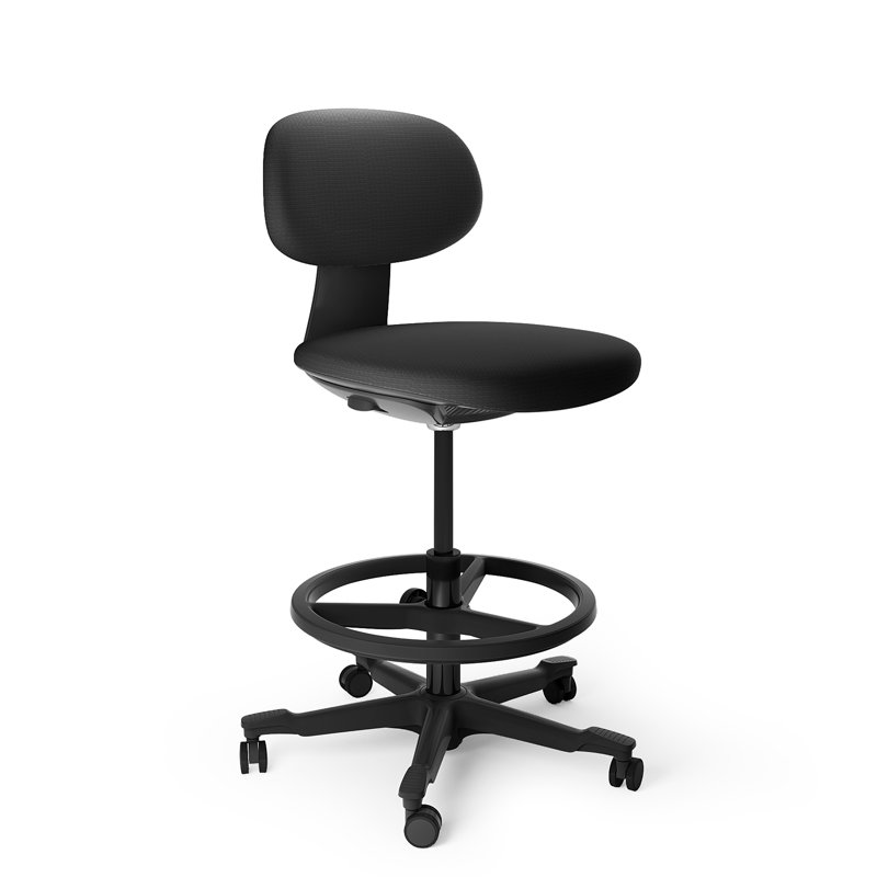 Polyester Blend Drafting Chair