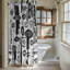 Abstract figure designs - Rideau de douche standard 1 pièce-626658867