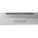 Streamline 36 In. T-10351-1-DT Spoleto Ducted Undermount 80 CFM Range Hood In Brushed Stainless Steel With Mesh Filters, Push Button Control, LED Light