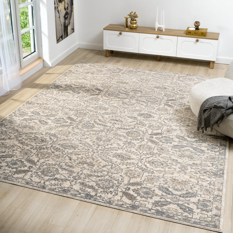 Tapis tissé à la machine Retha, Tapis de couloir 2 pi 6 po x 8 pi