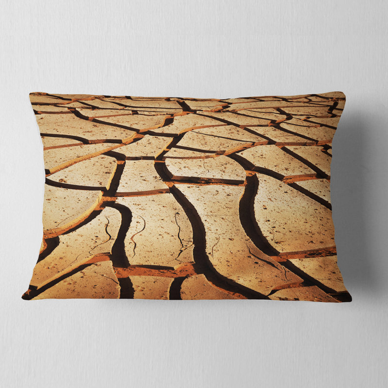 Coussin décoratif Cracked Brown