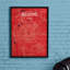 Beijing City Map - No Frame Print-1197097648