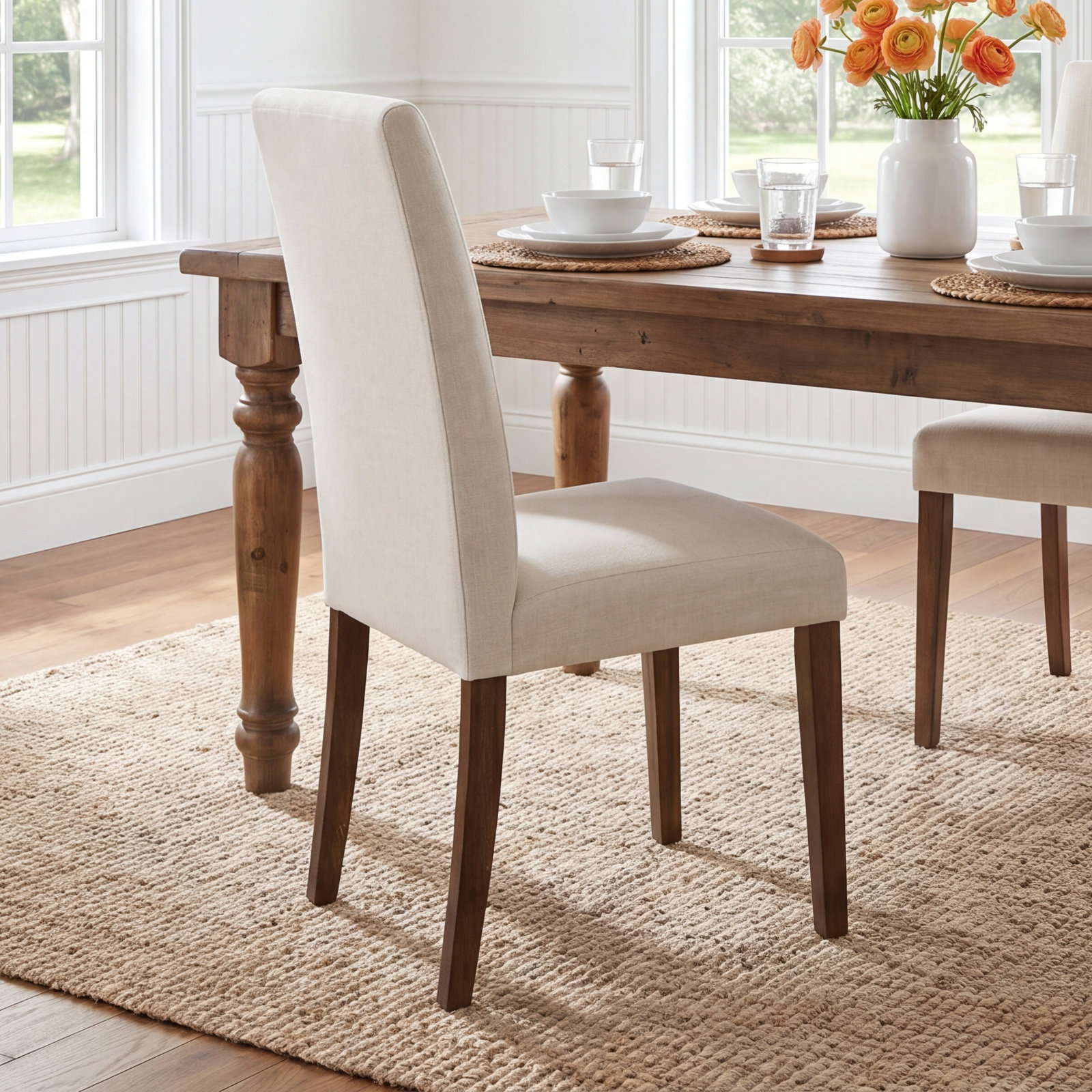 Nigel Linen Parsons Dining Chair