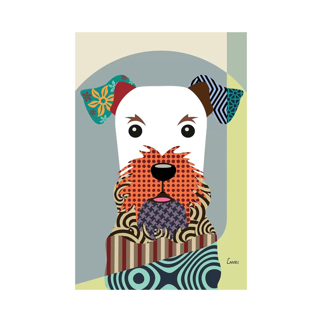 Airedale Terrier by Lanre Studio - Wrapped Canvas Graphic Art