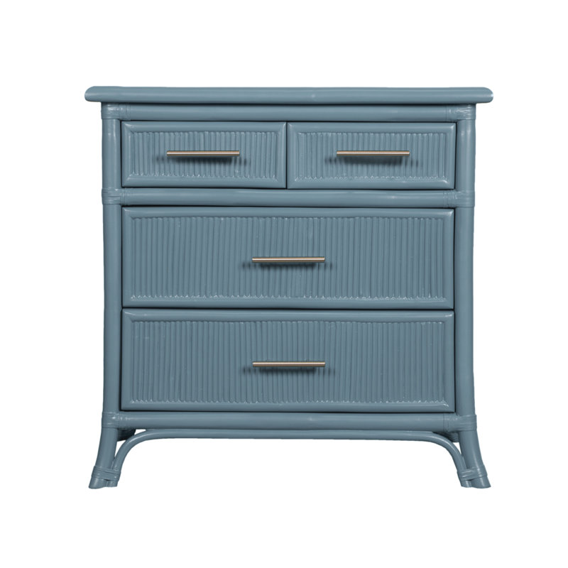 4 - Drawer Nightstand, Regatta Blue